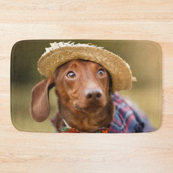 Item preview, Miniature Dachshund Wearing Sweater and Hat designed and sold by DesignVertex.
