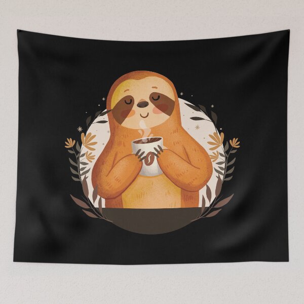 Item preview, Keep Calm And Live Slow- sloth mood   designed and sold by NawalMagdy.