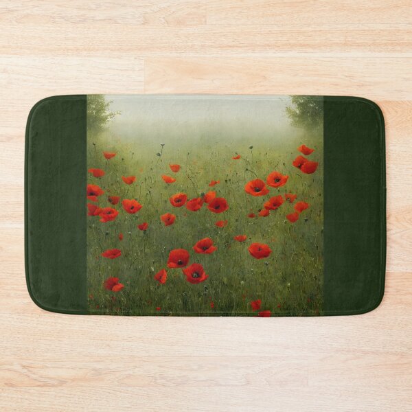 Item preview, August Poppies in a Field designed and sold by FamiliarPufferfish.