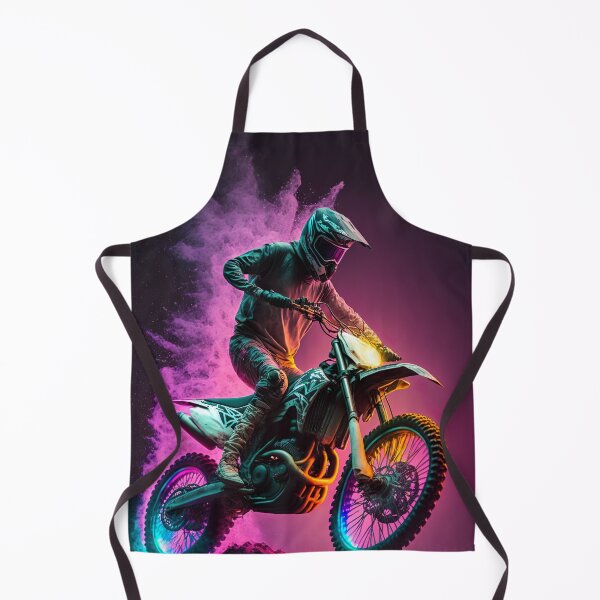 Item preview, Cyber Future Dirt Bike With Neon Colors designed and sold by KoolArtDistrict.