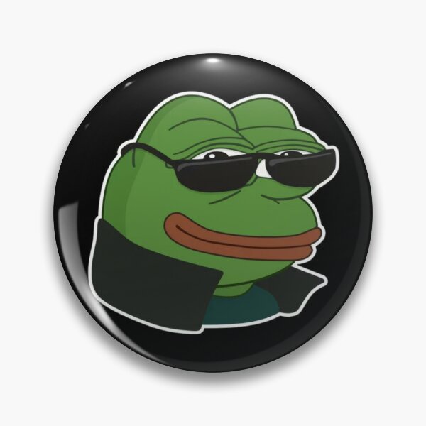cheeky Poggers emote - peepo pepega twitch discord frog Pin by