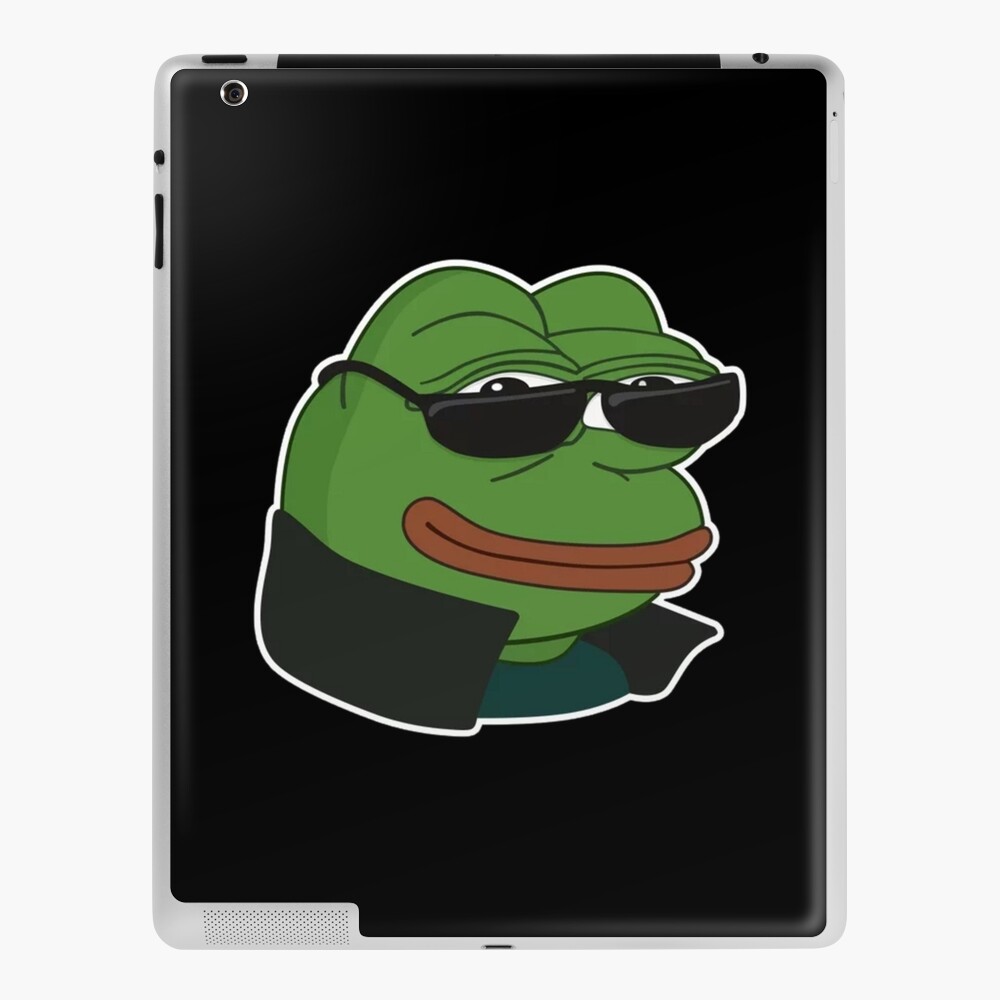 Dark Poggers emote - peepo pepega twitch discord frog Art Board