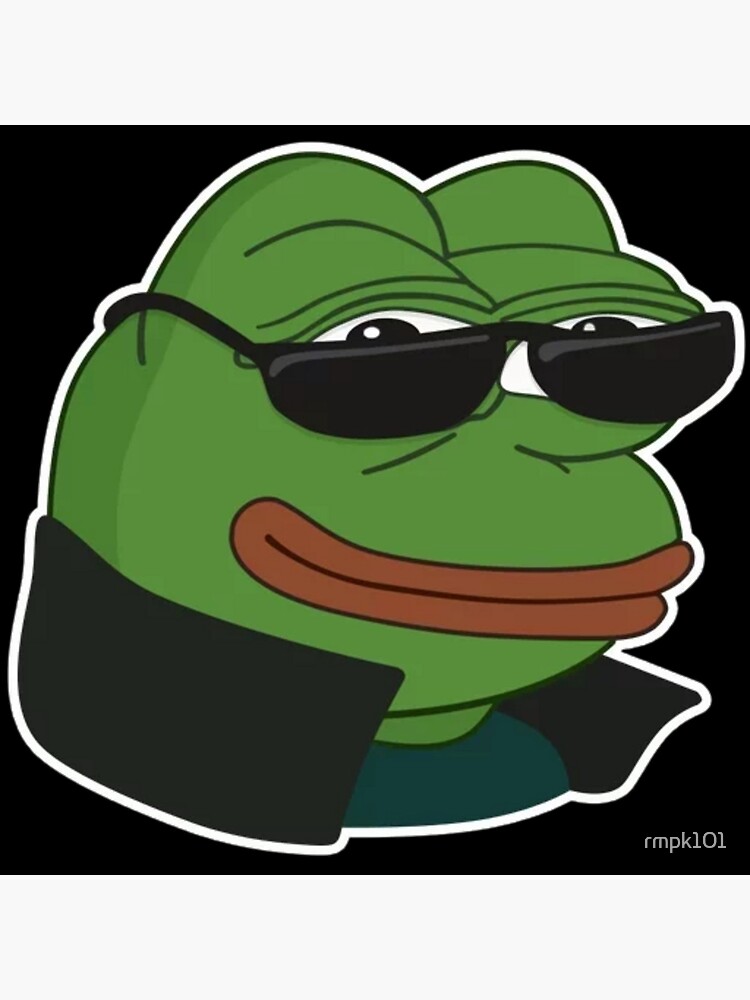 Pepega in HD Twitch Emote | Art Board Print