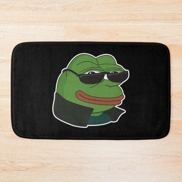 Item preview, Dark Poggers emote - peepo pepega twitch discord frog designed and sold by rmpk101.