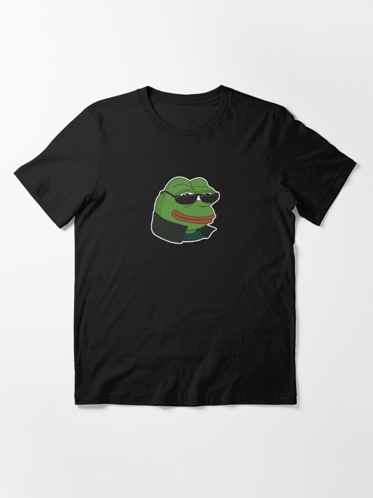 Dark Poggers emote - peepo pepega twitch discord frog Art Board