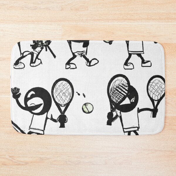 Item preview, "Tennis: The Only Sport Where You Get to Play on a Court in the Middle of a Field" designed and sold by rdreubss7.