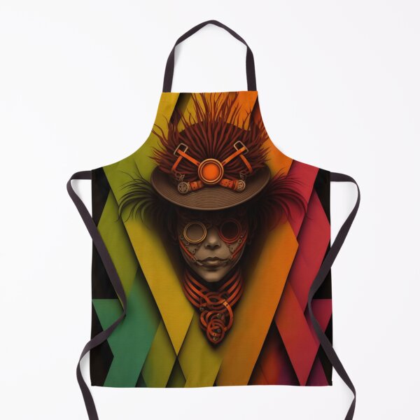 Item preview, Clown Clowns-Abstract Steampunk Clown designed and sold by letsgetinspired.