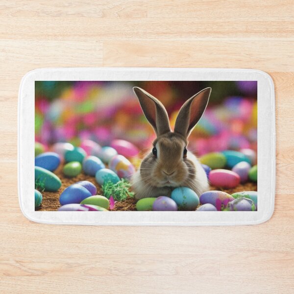 Item preview, Bunny and her eggs designed and sold by Jacalope Hunter. .