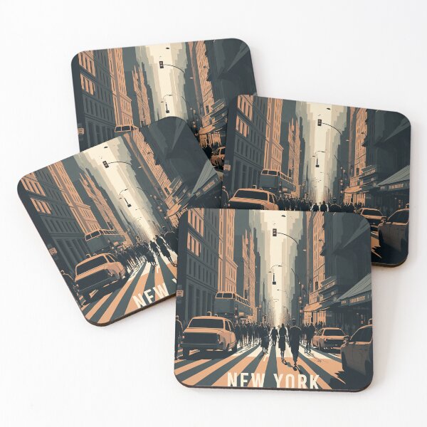 Item preview, The Bustling Streets of New York designed and sold by Abili-Tees.