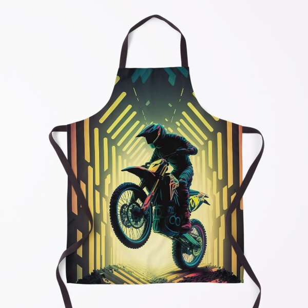 Item preview, Cyber Future Dirt Bike With Neon Colors designed and sold by KoolArtDistrict.