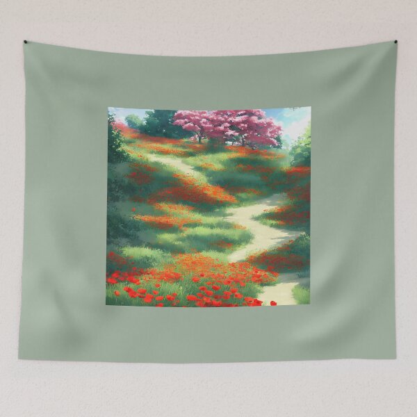 Item preview, August Poppy Garden designed and sold by FamiliarPufferfish.