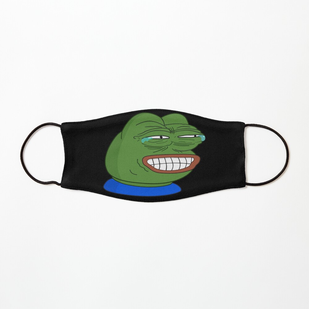 hush Poggers emote - peepo pepega twitch discord frog Mounted