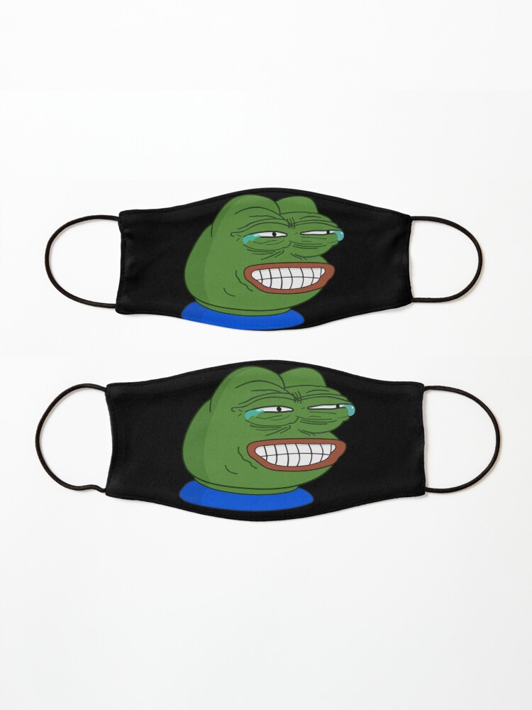 hush Poggers emote - peepo pepega twitch discord frog Mounted