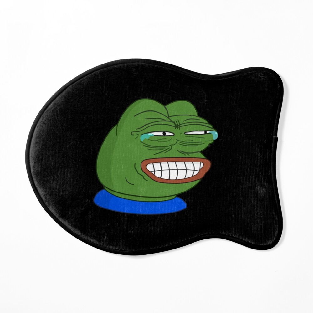 Bored poggers emote - peepo pepega twitch discord frog Art Board