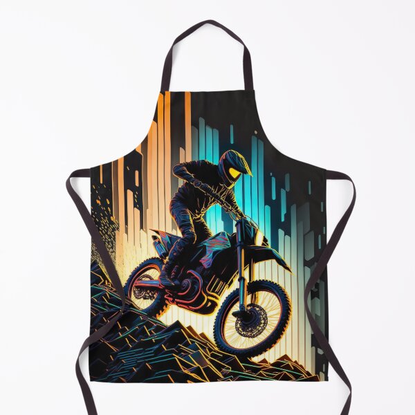 Item preview, Cyber Future Dirt Bike With Neon Colors designed and sold by KoolArtDistrict.
