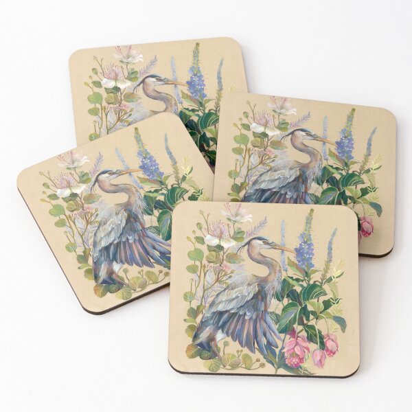 Item preview, Blue Heron Floral designed and sold by claramcallister.