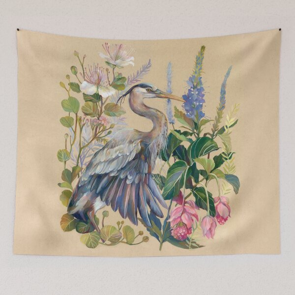 Item preview, Blue Heron Floral designed and sold by claramcallister.