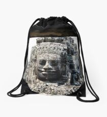 Angkor face Drawstring Bag