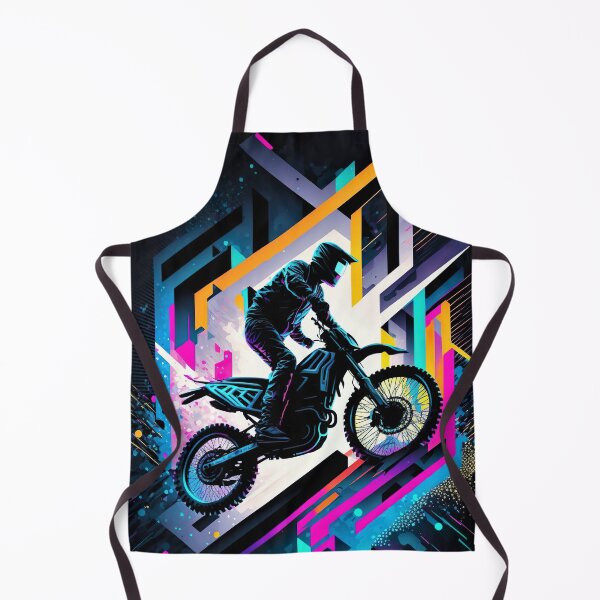 Item preview, Cyber Future Dirt Bike With Neon Colors designed and sold by KoolArtDistrict.