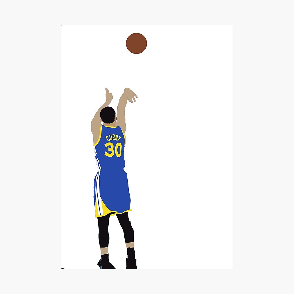 Steph Curry Jersey Poster for Sale by WalkDesigns