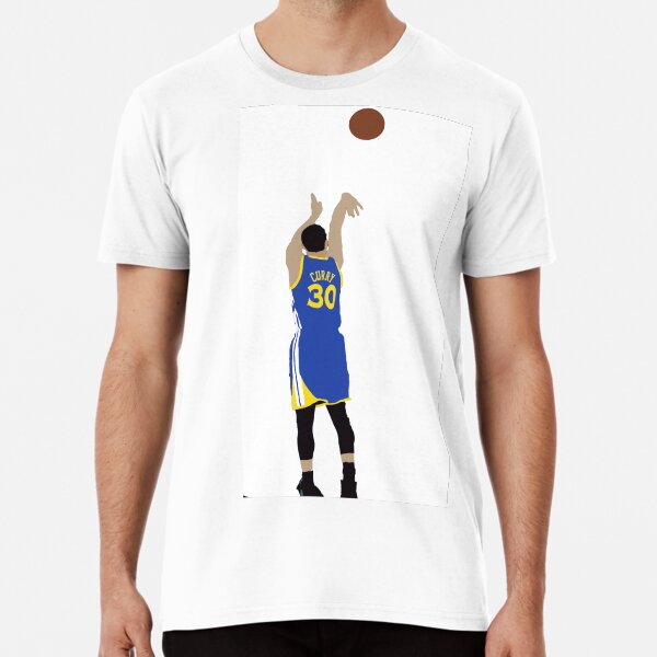 Steph curry with the shot shop t shirt