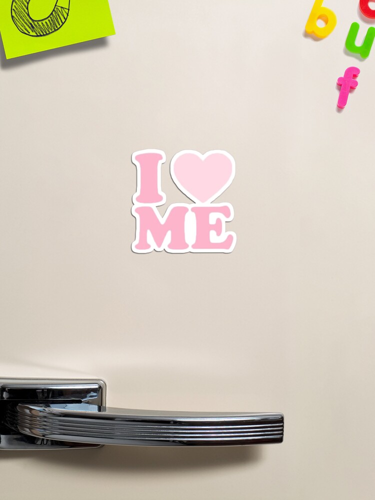 I love me pink Magnet by nataliabrito