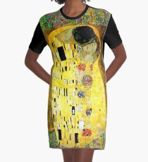 The Kiss by Gustav Klimt Graphic T-Shirt Dress
