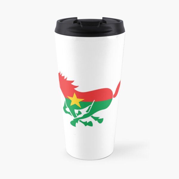 Flag Horse of Burkina Faso Travel Mug