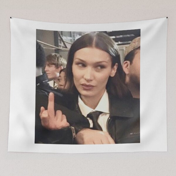 Item preview, Bella Hadid middle finger designed and sold by nataliabrito.