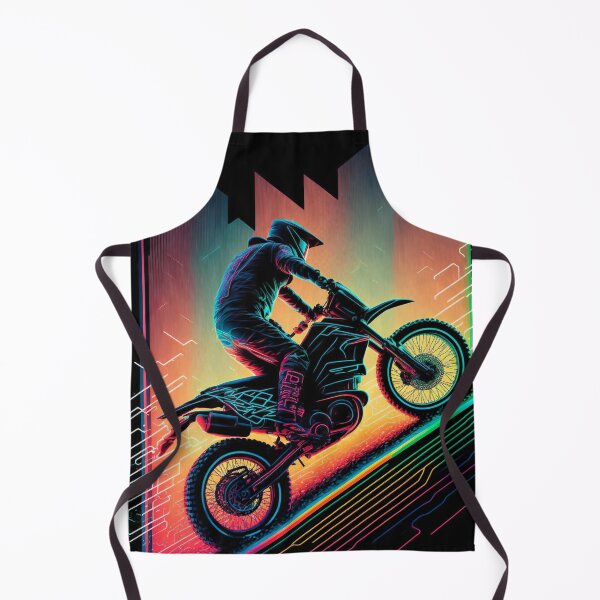 Item preview, Cyber Future Dirt Bike With Neon Colors designed and sold by KoolArtDistrict.