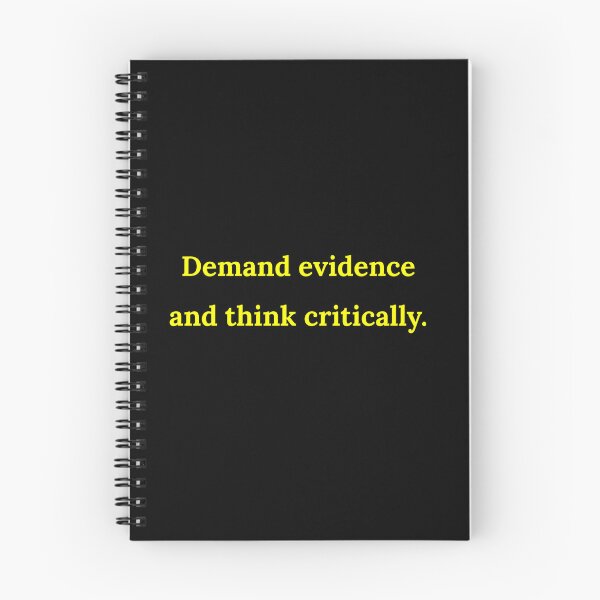 Item preview, Demand Evidence and Think Critically (Yellow Vintage Desing) designed and sold by BRAZILCOOLSHIRT.