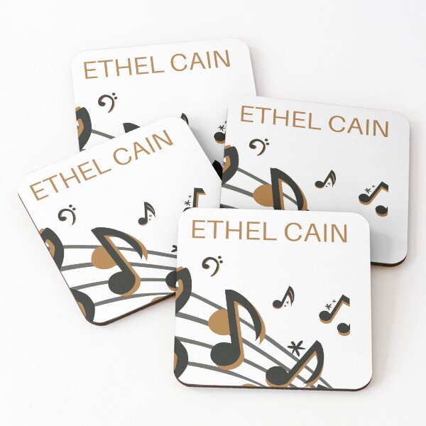 Item preview, Ethel Cain with musical keys and white background  designed and sold by Torome.