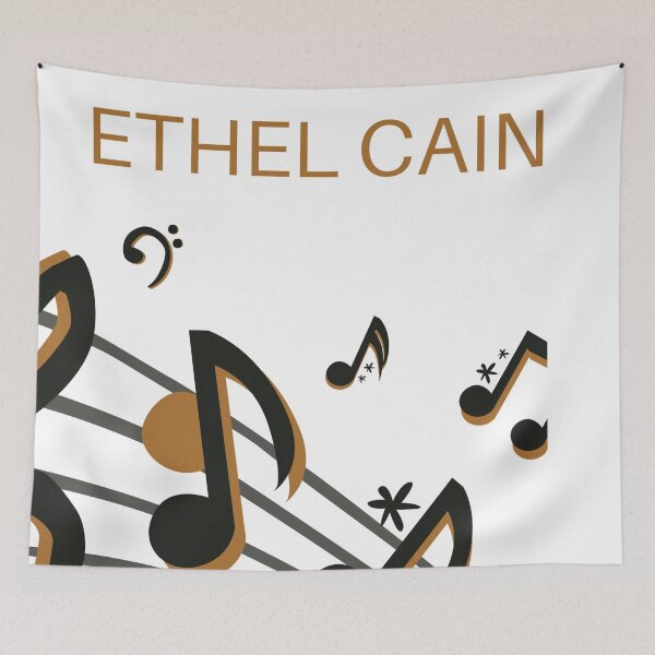 Item preview, Ethel Cain with musical keys and white background  designed and sold by Torome.