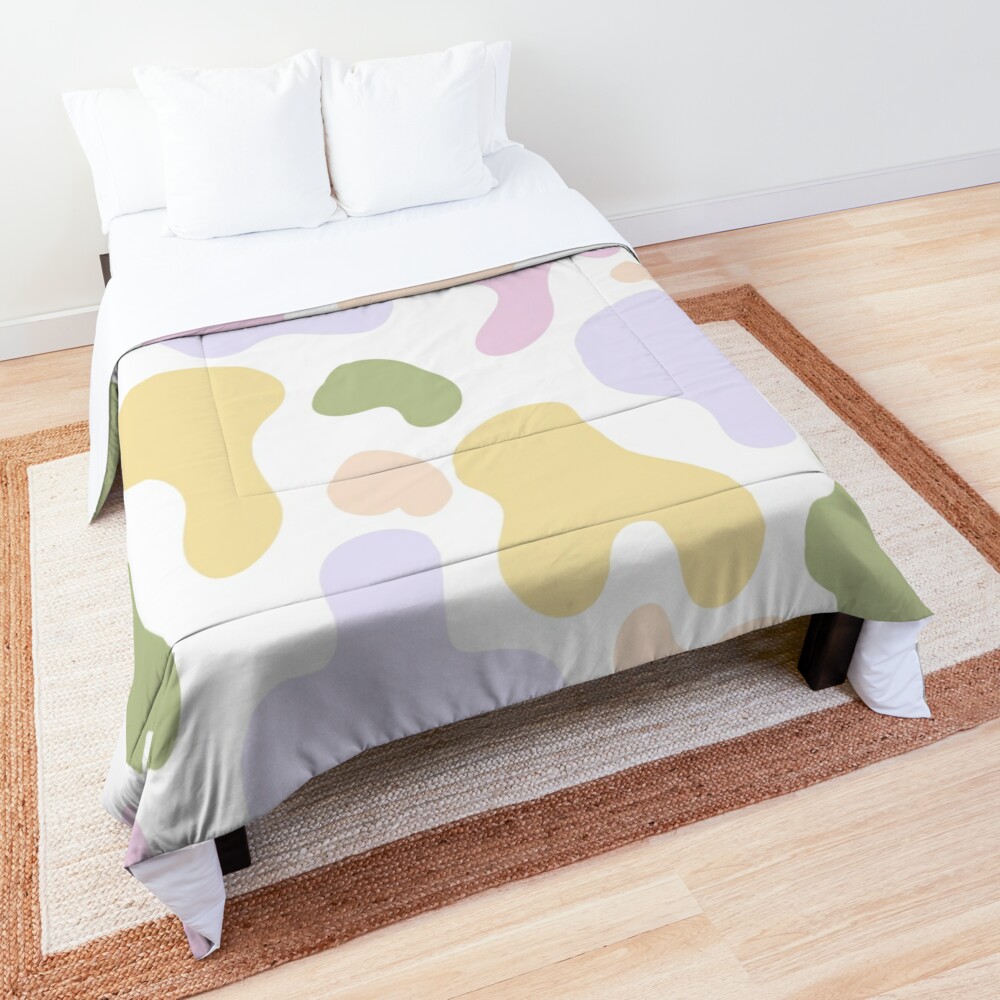 Discover Pastel Rainbow Cow Print Quilt