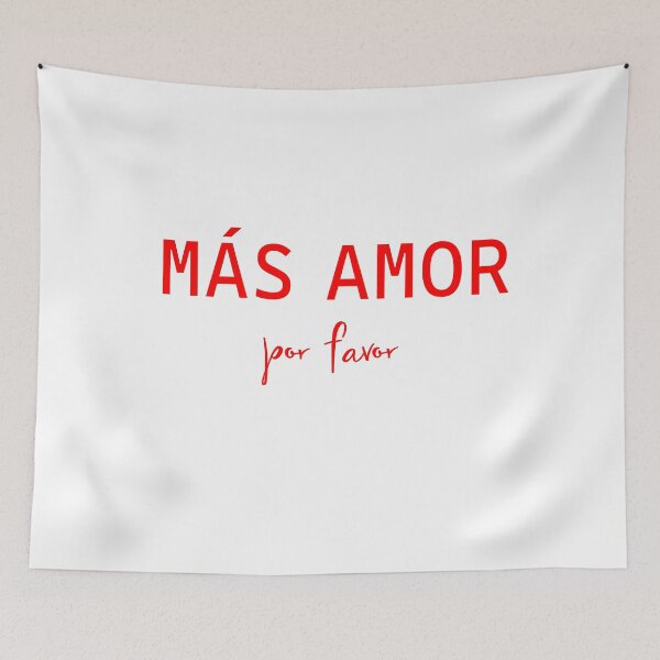 Item preview, Más amor por favor design for Valentines Day - But love please designed and sold by ALLURE-minimal.
