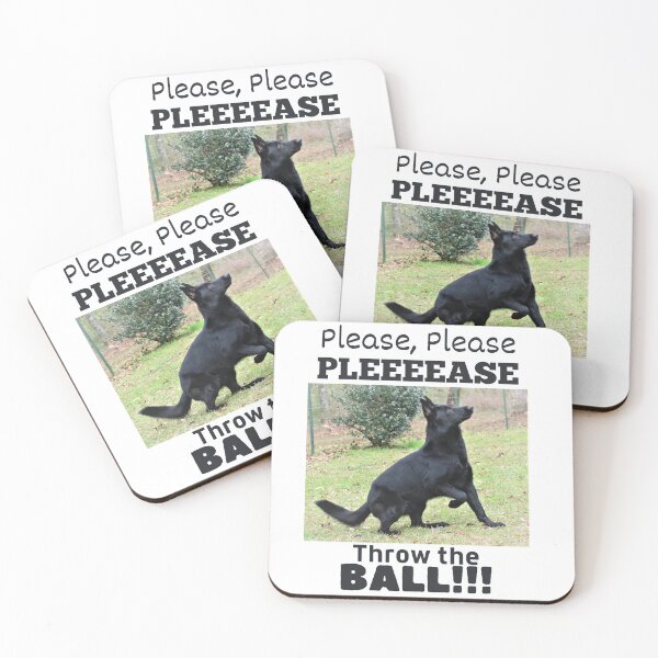 Item preview, Please Please Please Throw The Ball, German Shepherd designed and sold by GermanShepMan.