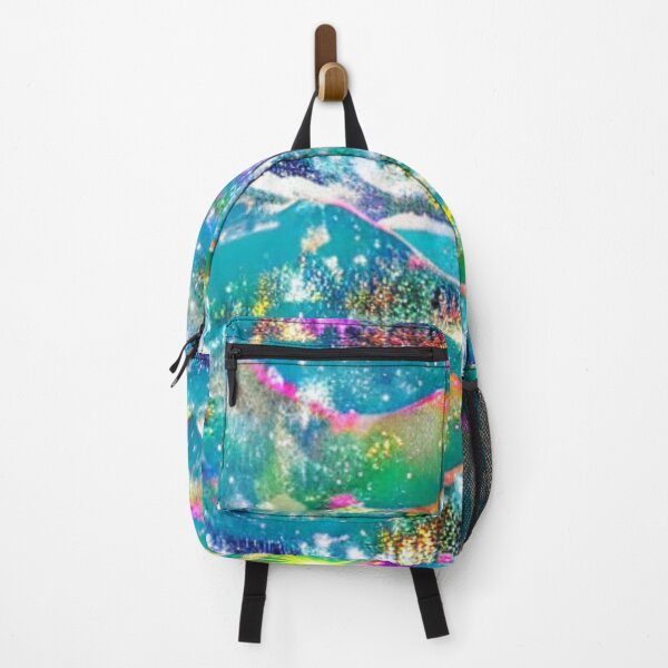 Item preview, Abstract Glitter Snow Covered Mountains designed and sold by Designspot2020.