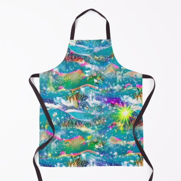 Item preview, Abstract Glitter Snow Covered Mountains designed and sold by Designspot2020.