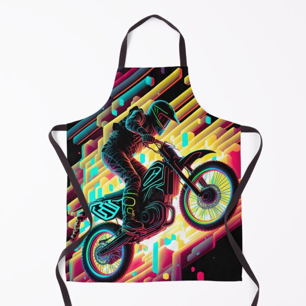 Item preview, Cyber Future Dirt Bike With Neon Colors designed and sold by KoolArtDistrict.