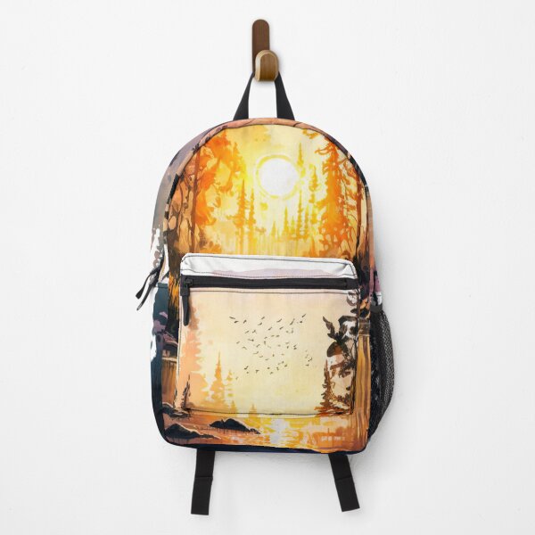 Item preview, Cool Watercolor Art-Sunset Scenery designed and sold by letsgetinspired.
