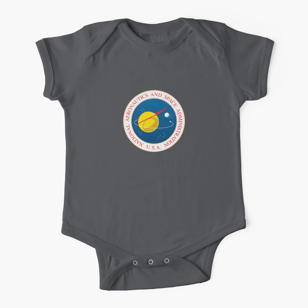 NASA Logo Original Old Baby One-Piece for Sale by graphixzone101