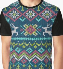 Deer and forest ornament Graphic T-Shirt