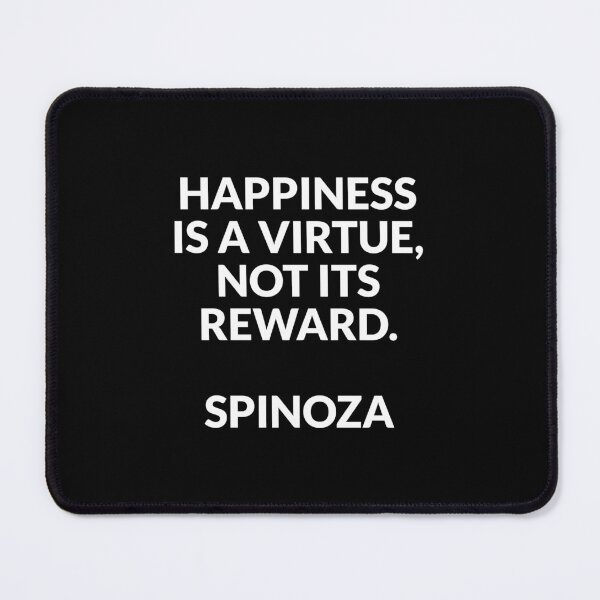 Item preview, Spinoza philosopher quotes - Happiness is a virtue, not its reward designed and sold by Inspirationmotivation.