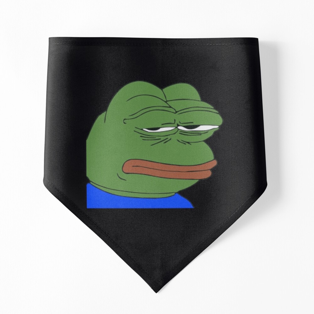 Bored poggers emote - peepo pepega twitch discord frog Art Board