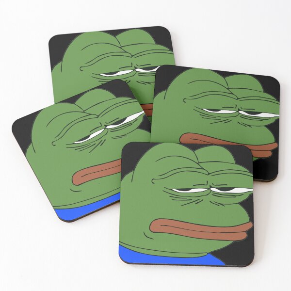 Item preview, Bored poggers emote - peepo pepega twitch discord frog designed and sold by rmpk101.