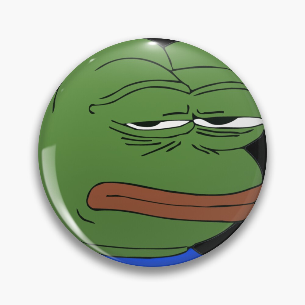 Bored poggers emote - peepo pepega twitch discord frog Art Board