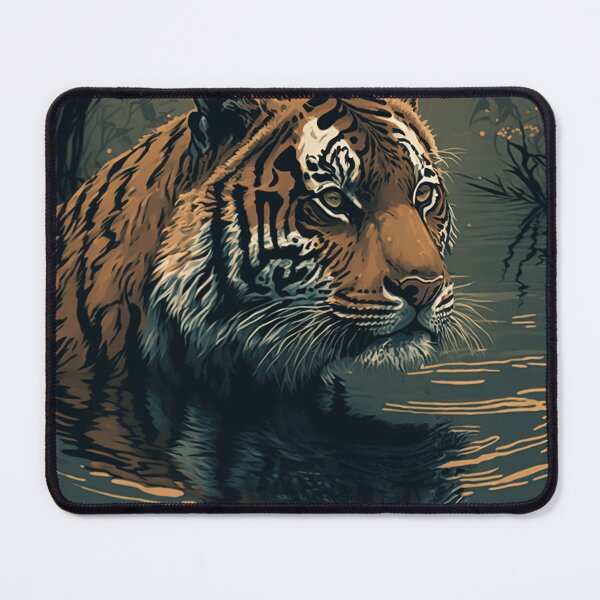 Item preview, The Tiger's Oasis: A Watery Haven designed and sold by Abili-Tees.