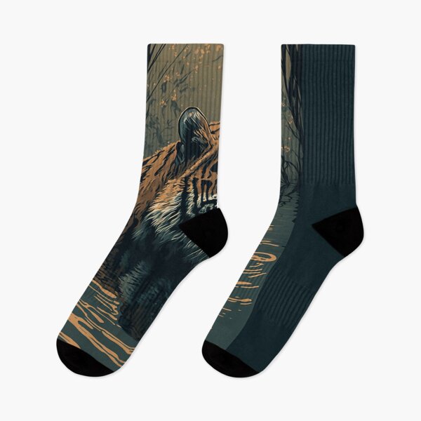 Item preview, The Tiger's Oasis: A Watery Haven designed and sold by Abili-Tees.