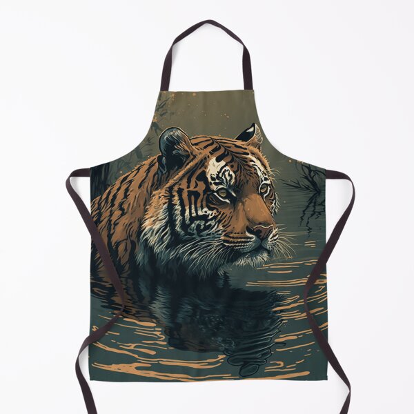 Item preview, The Tiger's Oasis: A Watery Haven designed and sold by Abili-Tees.