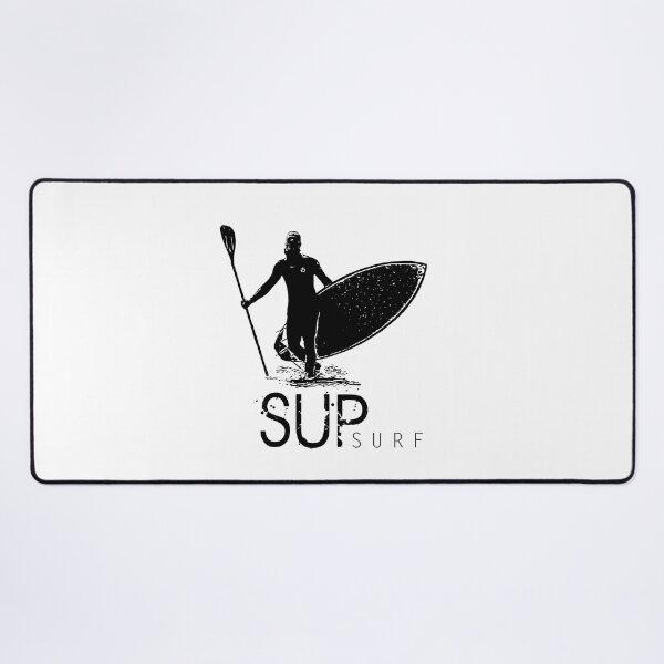 Item preview, Stand up paddling in black grungy art designed and sold by U-WESTDESIGN.